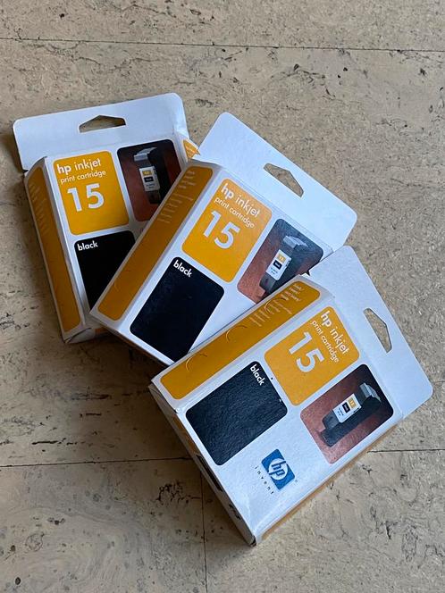 HP 15 grote originele zwarte inktcartridge, Computers en Software, Printerbenodigdheden, Nieuw, Cartridge, Ophalen of Verzenden