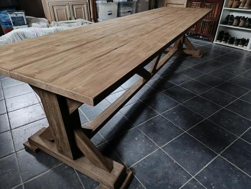 Mooie grote landelijke tuintafel, Tuin en Terras, Tuintafels, Gebruikt, Ophalen