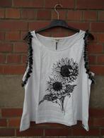 Zomerblouse voor dames. Maat XXXL. Kleuren wit en zwart., Verzenden, Wit, Maat 46/48 (XL) of groter, Nieuw