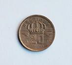 20 CENT BELGIE MIJNWERKER 1953, Postzegels en Munten, Ophalen of Verzenden, Overig, Losse munt