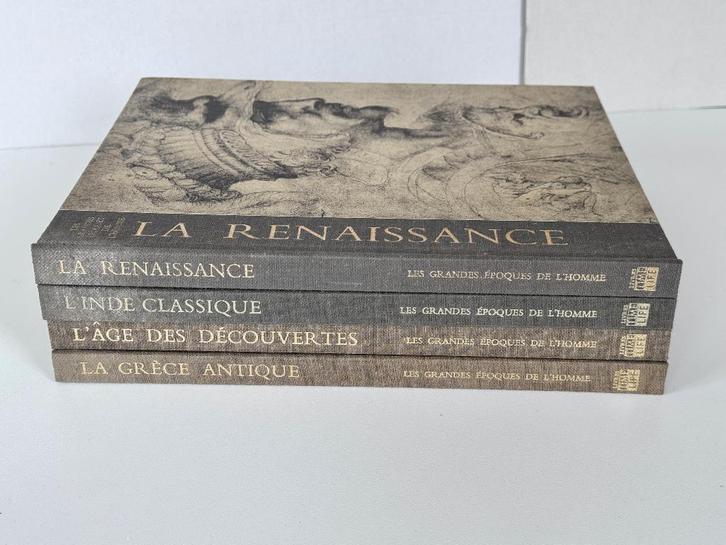 Time-Life Les Grandes époques de l’homme (4 vol.), Antiek en Kunst, Antiek | Boeken en Manuscripten, Ophalen of Verzenden