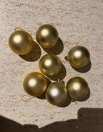 Gouden kerstballen/ piek/ slingers, Diversen, Kerst, Ophalen, Zo goed als nieuw