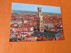 BRUGGE, HALLEN EN BELFORT, POSTKAART, Ophalen of Verzenden, 1960 tot 1980, Ongelopen, West-Vlaanderen
