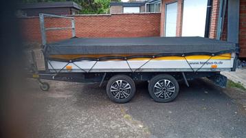 Aanhangwagen te koop – 3m20 x 1m80, Ophalen, Gebruikt