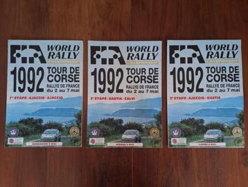 Road Maps Tour De Corse Rally 1992  beschikbaar voor biedingen