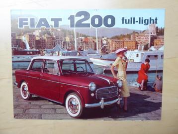 USA folder FIAT 1200 Full Light (Granluce), Engels, 196??