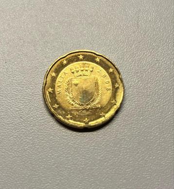 Malta 2008 - 20 cent - Zeer goede staat, Postzegels en Munten, Munten | Europa | Euromunten, Ophalen of Verzenden, Malta, 20 cent