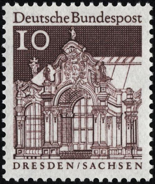 Y&T 391/92 - 386 - 393/97 - gebouwen - 1966 - postfris - XX, Postzegels en Munten, Postzegels | Europa | Duitsland, Postfris, BRD