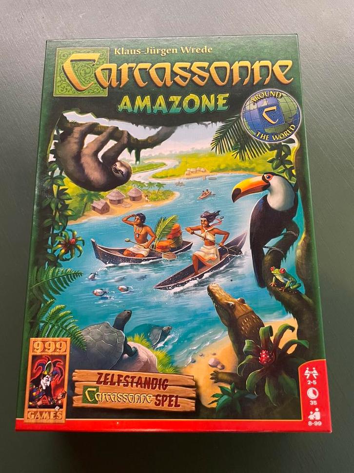 Carcasonne amazone bordspel 999games, Hobby en Vrije tijd, Gezelschapsspellen | Bordspellen, Zo goed als nieuw, Ophalen