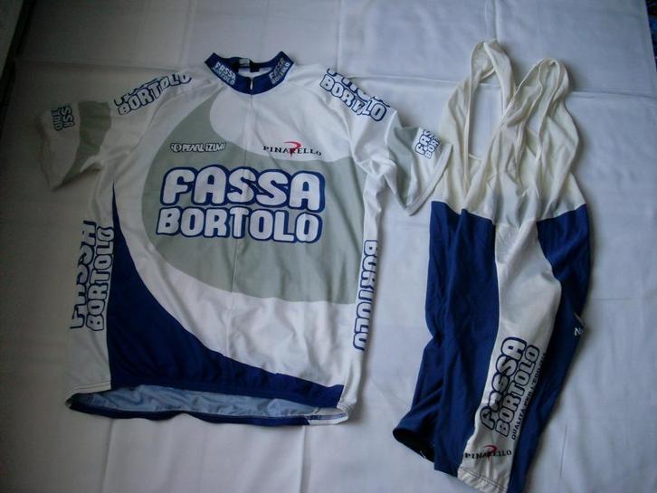 Authentieke retro wieleruitrusting profteam FASSA BORTOLO- P, Fietsen en Brommers, Fietsaccessoires | Fietskleding, XL, Ophalen
