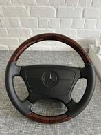 Mercedes w124 Houten stuur (Zebrano), Auto-onderdelen, Ophalen, Gebruikt, Mercedes-Benz