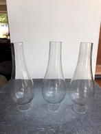 Glas voor olielamp, 1 glaasje nog over met een imperfectie, Antiek en Kunst, Ophalen