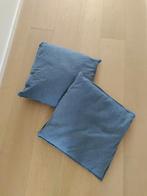 Kussens jeans stof Ikea, Huis en Inrichting, Ophalen, Gebruikt, Blauw, Vierkant