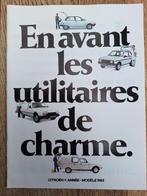 CITROEN UTILITAIRES DE CHARMES 1983 ACADIANE LNA GSA VISA BR, Enlèvement ou Envoi, Comme neuf, Citroën