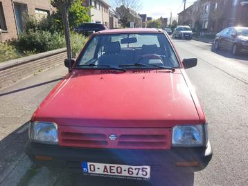 Nissan Micra Oldtimer, Auto's, Automaat, Micra, Grijs, Particulier