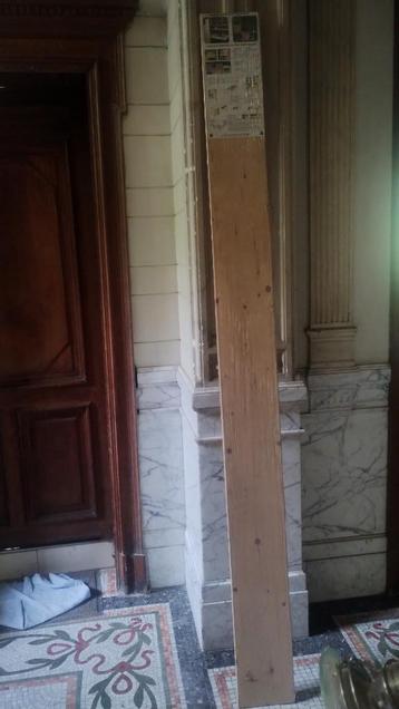 Grenen timmerplank 235x20x1.8  in oorspronkelijke verpakking beschikbaar voor biedingen