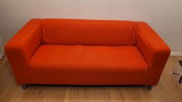 Tweezit zetel + extra hoes (Klippan Ikea), Enlèvement, Utilisé