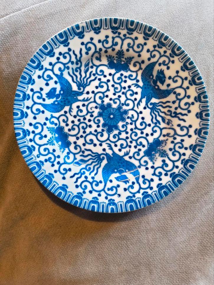 Japanse feniks borden, Antiek en Kunst, Antiek | Keramiek en Aardewerk, Ophalen of Verzenden