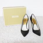 Leren Michael Kors Pumps Gouden Hak -s22 (Maat 7½|38) € 65,-, Pumps, Michael Kors, Verzenden, Zwart