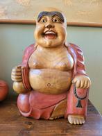 Exceptionnel Bouddha sculpté en bois dur, Utilisé, Enlèvement ou Envoi