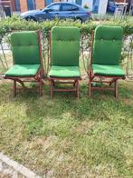 3 stoelen en kussens, Ophalen, Drie