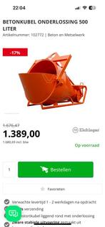 Beton kubus 500 kg deze is nieuw, Enlèvement