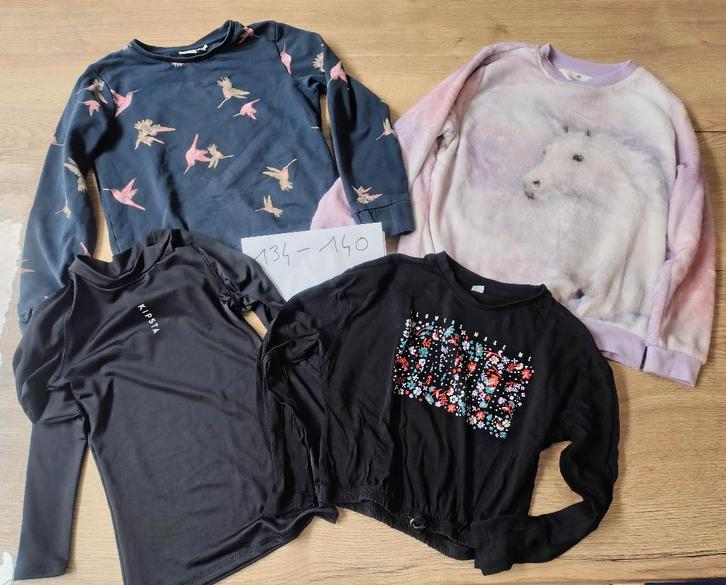 Set Truien maat 134-140, Kinderen en Baby's, Kinderkleding | Maat 134, Gebruikt, Meisje, Shirt of Longsleeve, Ophalen of Verzenden