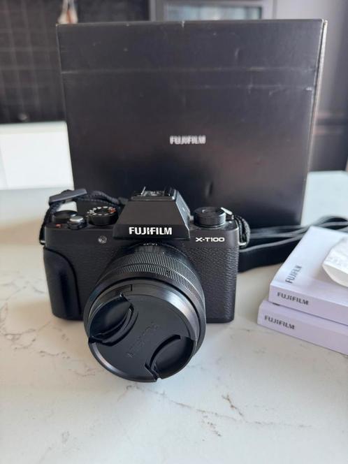 Fujifilm X-T100 zwart, Audio, Tv en Foto, Fotocamera's Digitaal, Zo goed als nieuw, Fuji, Ophalen of Verzenden
