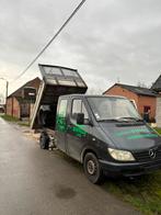 Mercedes sprinter 208 openlaadbak/ kieper, Auto's, Bestelwagens en Lichte vracht, 4 deurs, Achterwielaandrijving, 2000 kg, Zwart