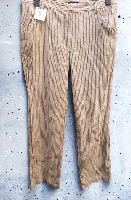 ARMANI JEANS Maat 46/USA 12 Zgan, Kleding | Dames, Broeken en Pantalons, Zo goed als nieuw, Maat 46/48 (XL) of groter, Beige, Lang