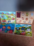 Houten inlegpuzzels, Kinderen en Baby's, Speelgoed | Kinderpuzzels, Ophalen, Gebruikt
