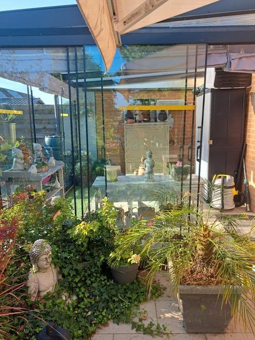 Veranda 3,50m x 3m zelf aftehalen en afbreken., Tuin en Terras, Overkappingen, Zo goed als nieuw, Veranda, Ophalen