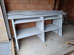 stelling, steiger te koop WUUSTWEZEL, Doe-het-zelf en Bouw, Steigers, Ophalen, Gebruikt, Gevelsteiger, 5 meter of hoger