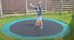 Trampoline Berg rond 360 cm + afdekzeil, Kinderen en Baby's, Speelgoed | Buiten | Trampolines, Ophalen, Gebruikt