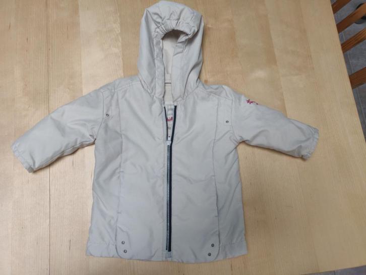 Beige jas Mexx maat 68 (9 maand), Kinderen en Baby's, Babykleding | Maat 68, Gebruikt, Jongetje of Meisje, Jasje, Ophalen of Verzenden