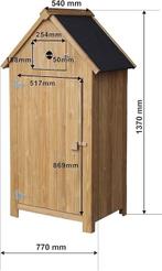 Maison de jardin | Cabanon en bois | LIVRAISON GRATUITE, Jardin & Terrasse, Stockage & Armoires de jardin, Neuf, -, WILTEC, -