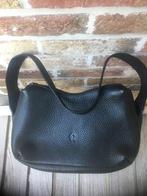 NIEUWE LEDEREN HANDTAS NOBODY, Handtassen en Accessoires, Tassen | Damestassen, Ophalen of Verzenden, Nieuw, Zwart, Handtas