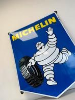 Panneau d'affichage en émail MICHELIN, Utilisé, Enlèvement ou Envoi, Panneau publicitaire