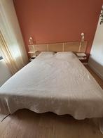 Bed + hoofdeinde + matras, Huis en Inrichting, Slaapkamer | Bedden, Ophalen, Gebruikt, Tweepersoons, 200 cm