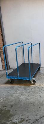 eurokraft pro Platentransportwagen met 3 beugels 125x80, 100 liter of meer, Ophalen of Verzenden, Zo goed als nieuw, Transportkar