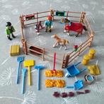 playmobil paarden in hek, Ophalen of Verzenden, Gebruikt