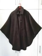 Manteau d'hiver femme, cape, veste, poncho laine + angora +, Comme neuf, Brun, Mayerline, Taille 42/44 (L)
