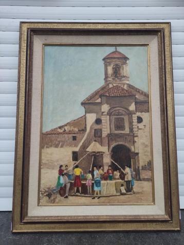 huile sur toile signe eugene dauby beschikbaar voor biedingen