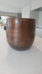 Mooie plantenpot brons zwart, dia 22 cm (opening), hoogte 28, Ophalen