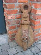 Zware industrieele katrol, Antiquités & Art, Antiquités | Outils & Instruments, Enlèvement