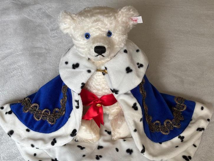 Steiff King Ludwig avec un cygne, Collections, Ours & Peluches, Comme neuf, Ours en tissus, Steiff, Enlèvement ou Envoi