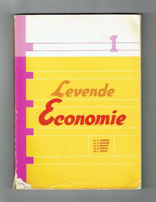 Boek-Levende economie ( deel 1 ), Boeken, Studieboeken en Cursussen, Gelezen, Overige niveaus, Ophalen of Verzenden
