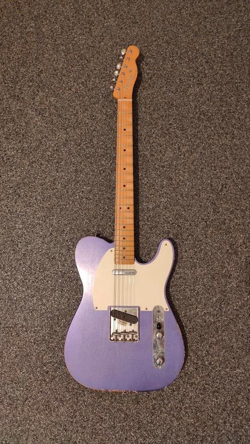 Fender Ltd Ed Tele Purple Metallic, Muziek en Instrumenten, Snaarinstrumenten | Gitaren | Elektrisch, Zo goed als nieuw, Solid body