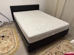 Tweepersoonsbed Zwart 140x200 cm 2persoons, Ophalen, Gebruikt, Zwart, Tweepersoons