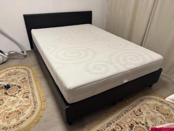 Tweepersoonsbed Zwart 140x200 cm 2persoons beschikbaar voor biedingen